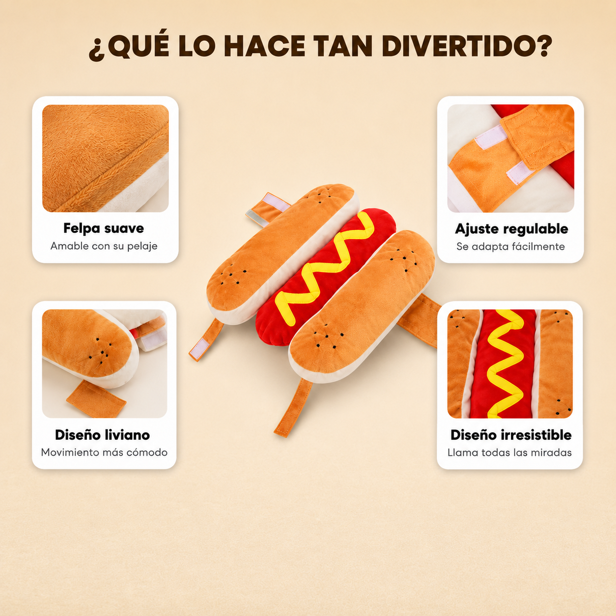 Waggly™ Disfraz de HotDog